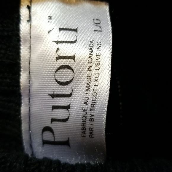 Sz L Assymetrical Cotton Sweater - Picture 7 of 7